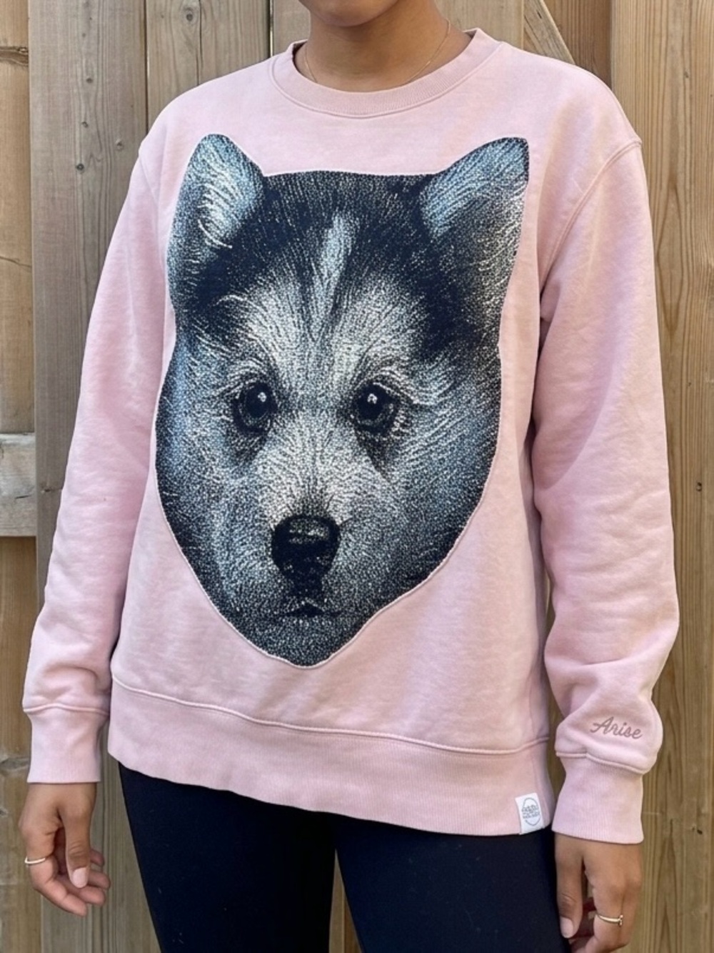 AUDIE’s ODDITIES Upcycled TNA CozyAF Tapestry Sweatshirt - Size Small